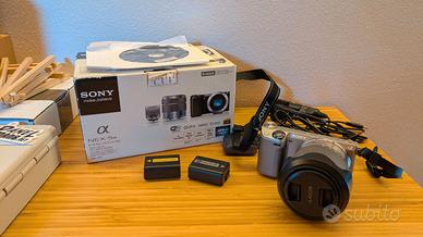 Sony Alpha Nex-5r con accessori