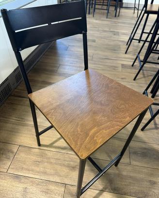 Sgabello bar  in mettallo e legno IKEA