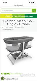 Lettino sleep&go Giordani pieghevole