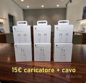 Kit Alimentatori Originali Apple 20W + Cavo 1m