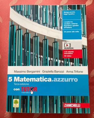 Libro matematica azzurro 5