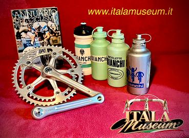 Guarnitura bicicletta corsa vintage Bianchi