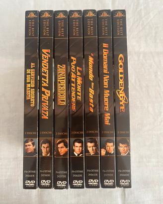 DVD 007 Pierce Brosnan Timothy Dalton Lazenby