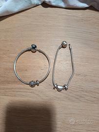 due bracciali Pandora 
