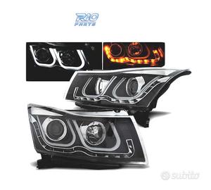 FARI PER CHEVROLET CRUZE 09-12 NERI H7+H1