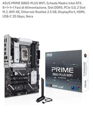 scheda madre gaming  Asus  Prime B860 Plus Wifi