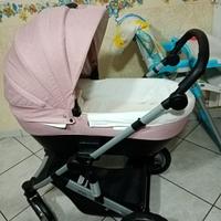 Trio Plebani Vivo Rosa con telaio Silver