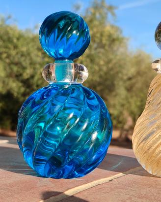 Portaprofumi in vetro di Murano marca Seguso
