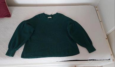 maglione verde Stradivarius 