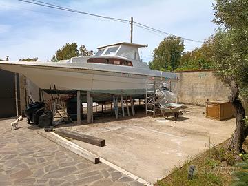 marlin 28 con fuoribordo 130cv 2t