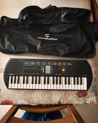tastiera Casio sa77 completa di borsa 