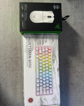 Razer Viper V3 Pro - Razer Huntsman Mini White