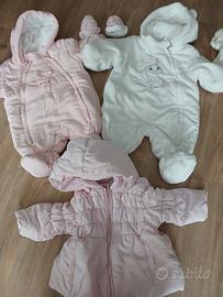 3 Capi abbigliamento neonata 