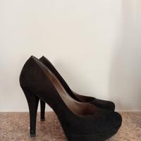 Décolleté nere in camoscio - n.39 - Tacco 10 cm