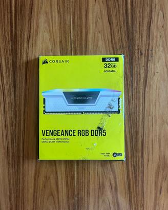 CORSAIR Vengeance RGB DDR5 RAM 32GB (2x16GB)