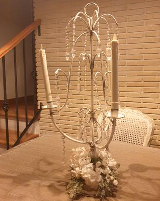 Candelabro shabby chic