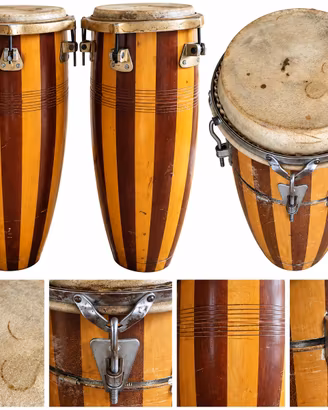 1 Latin Percussion LP + 2 Congas  Bellissime