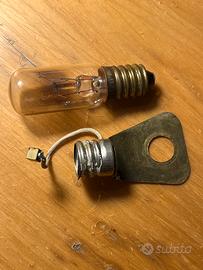 Lampadina vintage e portalampade