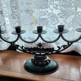CANDELABRO EBRAICO 5 BRACCIA
