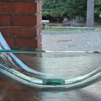 Lavabo d'appoggio in cristallo temperato diam. 42