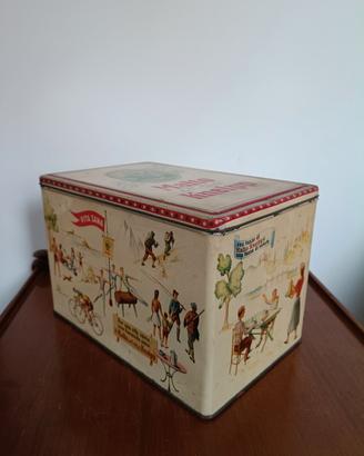 scatola di latta vintage 