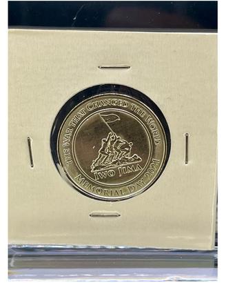 Moneta Iwo Jima WWII Museum Memorial Day 2021 Coin