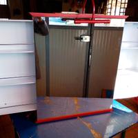 Specchiera bagno con contenitore