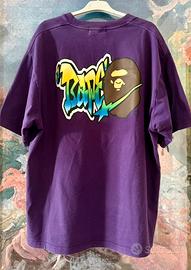 Bape tee viola (Graffiti edition)