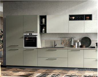 CUCINA MODERNA DI QUALITA' LINEARE CUCINE+LIVING
