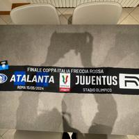Sciarpa Atalanta Juventus finale Coppa Italia