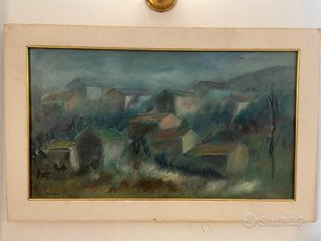 Paesaggio olio su tela di Bruno Donadel