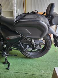 COPPIA BORSE LATERALI MOTO + TELAIETTI UNIVERSALI 