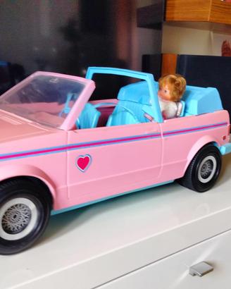 VW GOLF CABRIOLET MATTEL BARBIE FAMIGLIA CUORE '81
