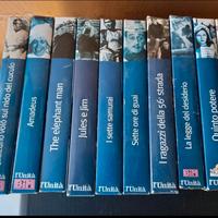 10 Videocassette film, titoli in descrizione