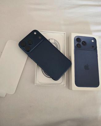 iPhone 17 pro max 256GB blue 74 cicli di carica 