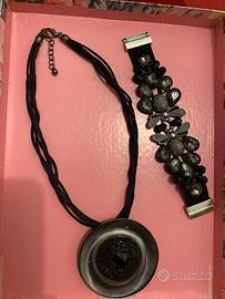 Bigiotteria Collana ciondolo e bracciale