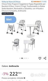 Seggiolone Chicco Progres5