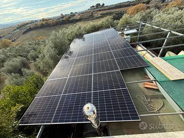 Impianto fotovoltaico 8,7 kW + 10 di accumulo