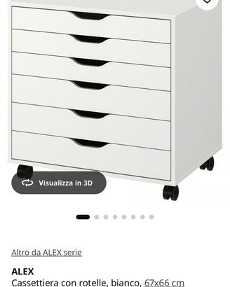 Cassettiera alex ikea