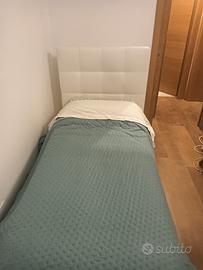 Letto singolo con cassettone