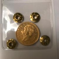 Marengo oro Umberto I no sterlina