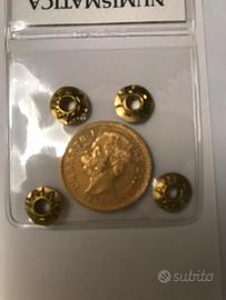 Marengo oro Umberto I no sterlina