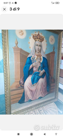 Quadro antica stampa Madonna dei Miracoli Andria