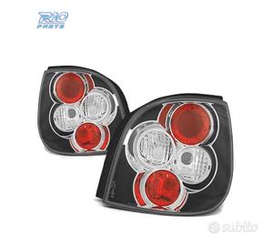 FANALI RENAULT SCENIC 99-03 LOOK LEXUS NERO