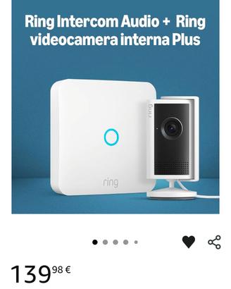 ring intercom+ ring videocamera interna 2k