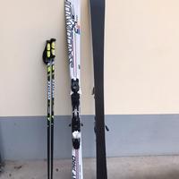 Sci SALOMON  165 cm.  con scarponi  NORDICA tg. 42