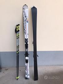Sci SALOMON  165 cm.  con scarponi  NORDICA tg. 42