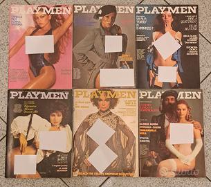 6 riviste PLAYMEN anni 70
