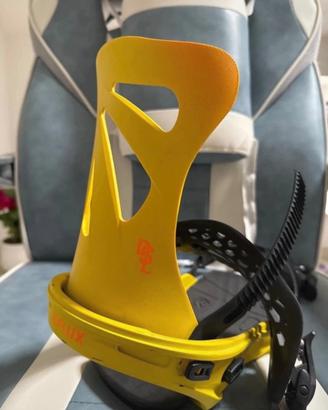 Attacchi snowboard Flux Praticamente nuovo