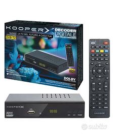 Decoder HD Dvbt-2/Hevc H265 Kooper X